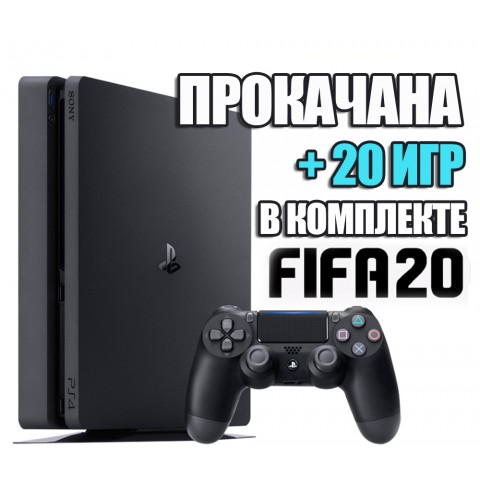 PlayStation 4 SLIM 1 TB + 20 игр #252